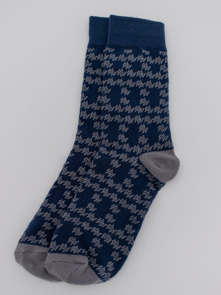 H&V Monogram Socks - Blue